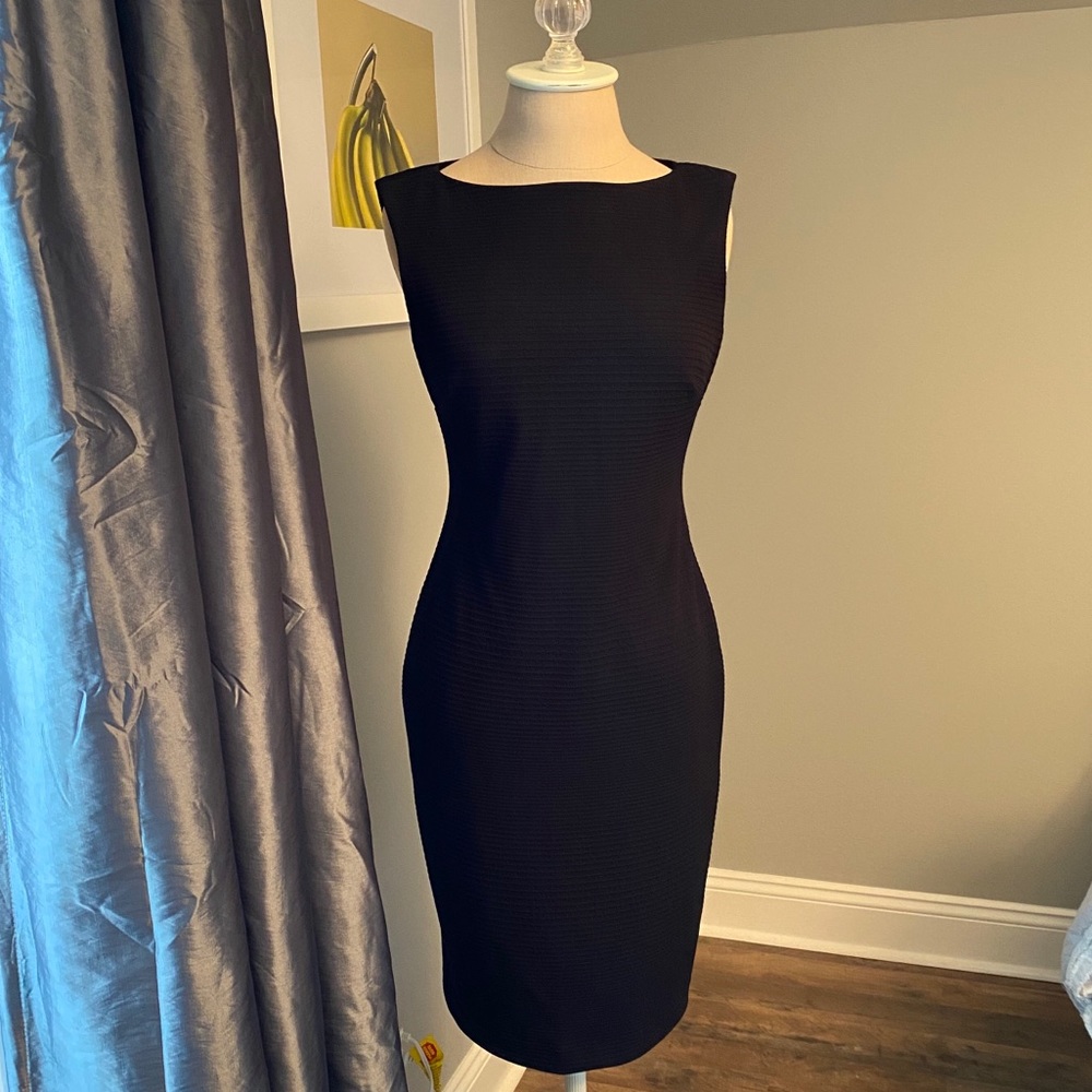 Cache Textured Sheath Dress